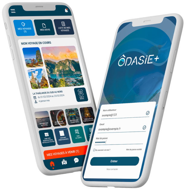 application odasie+ pour smartphone